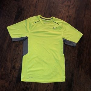 Nike Neon Green Dry Fit Shirt.